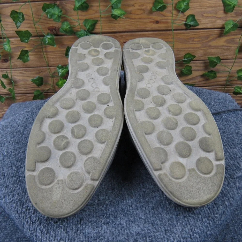 ECCO S. Lite Hybrid Men 12‎ Gray Nubuck Plain Toe Lace-Up Comfort Shoes